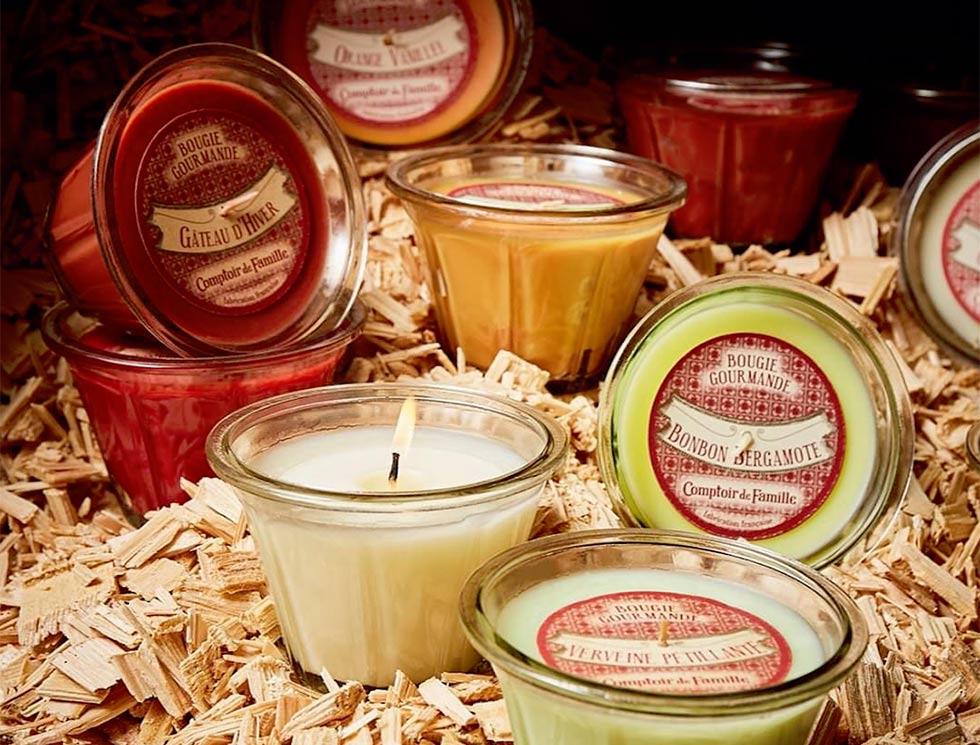 bougies deco naturelle maison