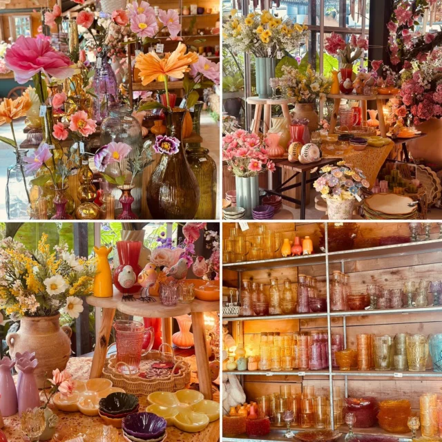 🌸 C’est le moment de faire un tour en déco ! 🌸
Dimanche 25 mai, c’est la fête des Mamans !
Et pour l’occasion, nous vous avons concocté trois univers déco pleins d’idées cadeaux originales :

⸻

🌷 Les Beaux Jours – Ambiance Florale

Des vases, sets de table, coupelles, mangeoires pour oiseaux… tout en couleurs et en fleurs !
💐 Sous-thème “Pêche” : une vaisselle douce et fruitée pour composer de jolis coffrets cadeaux.
🐔 Sous-thème “Campagne chic” : poules décoratives, accessoires rustiques et… les incontournables nains de jardin !

⸻

🍉 Un Été Pop – Ambiance vitaminée

Du pep’s, de la couleur et des fruits !
🧡 Jolis bustes féminins ornés de compositions florales faites maison.
🎏 Sous-thème “Poisson” : suspensions colorées, vaisselle et vases en forme de poisson.
🍋 Et le retour tant attendu de notre thème “Dolce Vita” !

⸻

🏺 Désert en Méditerranée – Ambiance rétro nature

Des matières brutes et chaleureuses : poteries en terre cuite, vaisselle aux airs marins, linge de maison, et décorations en osier… De quoi voyager sans quitter votre salon.

Je pense n’avoir rien oublié ! 🙃
Et .. .. 
restez connectés .. c’est que le début !

⸻

📅 Ne manquez pas notre rendez-vous annuel !
🕘 Samedi 24 et dimanche 25 mai – ouverture en continu 9h19h
🍋 Citronnade offerte le samedi 24, de 10h à 18h !
